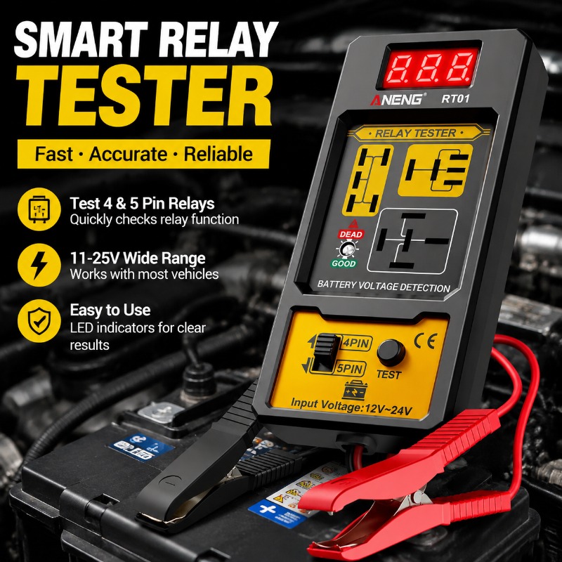 12V 24V Automotive Relay Teste - Battery Load Tester 评论和价格
