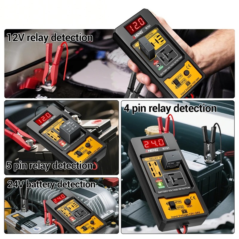 12V 24V Automotive Relay Teste - Battery Load Tester 评论和价格