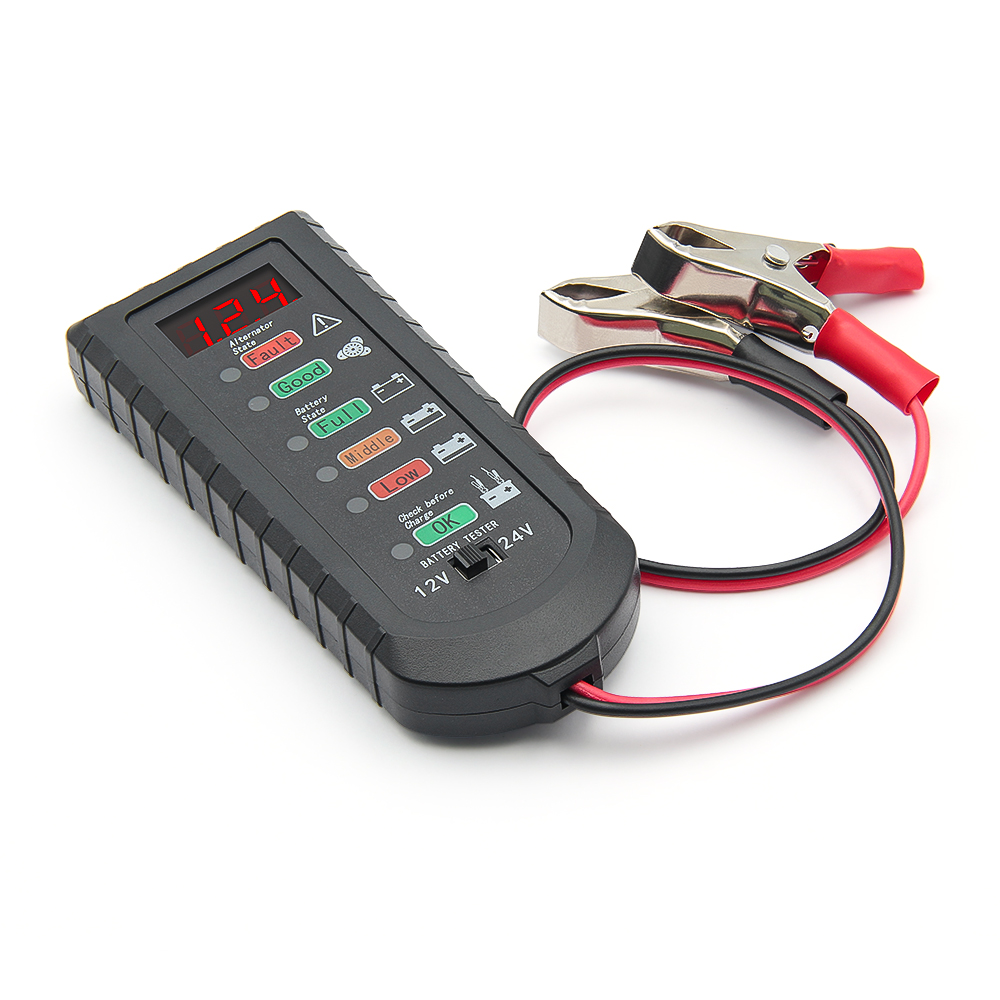 12V 24V Car Battery Tester LED - Battery Load Tester 评论和价格