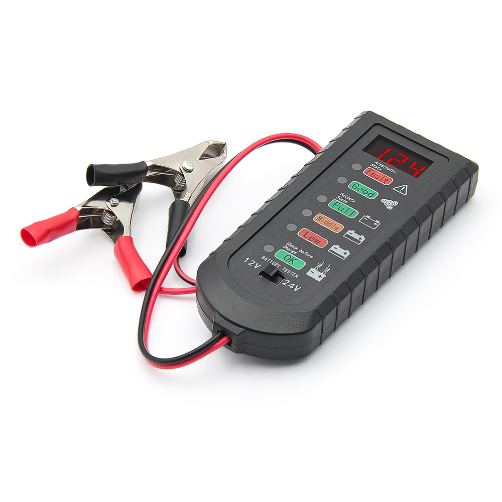 12V 24V Car Battery Tester LED - Battery Load Tester 评论和价格