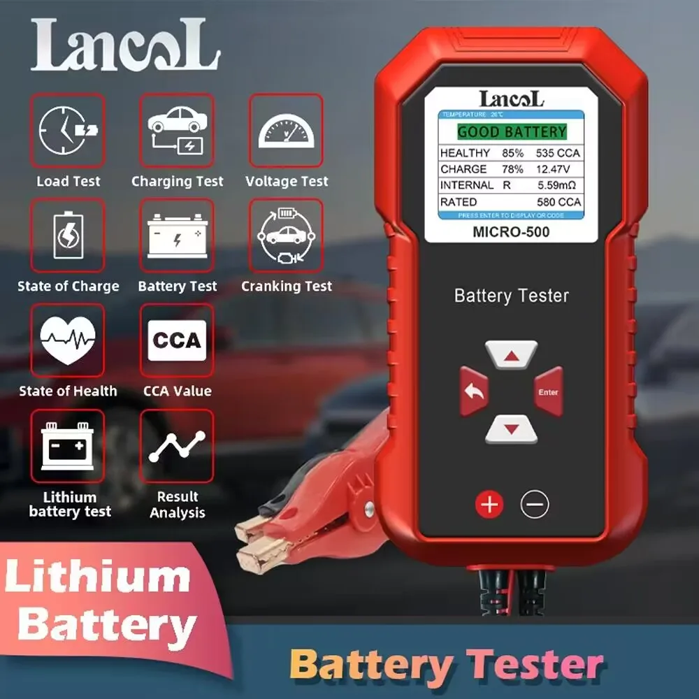 Lancol Micro 500 12V Car Batte - Battery Load Tester 评论和价格