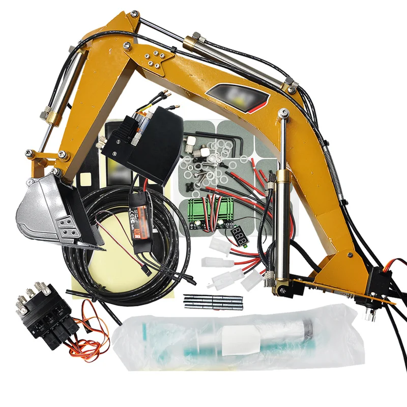 RC Excavator Metal Hydraulic M - Engine Hoist Crane 评论和价格