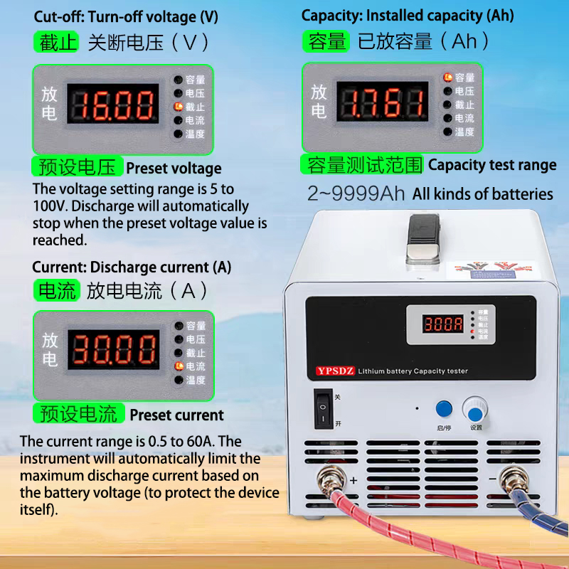 100V 45A lithium battery pack  - Battery Load Tester 评论和价格