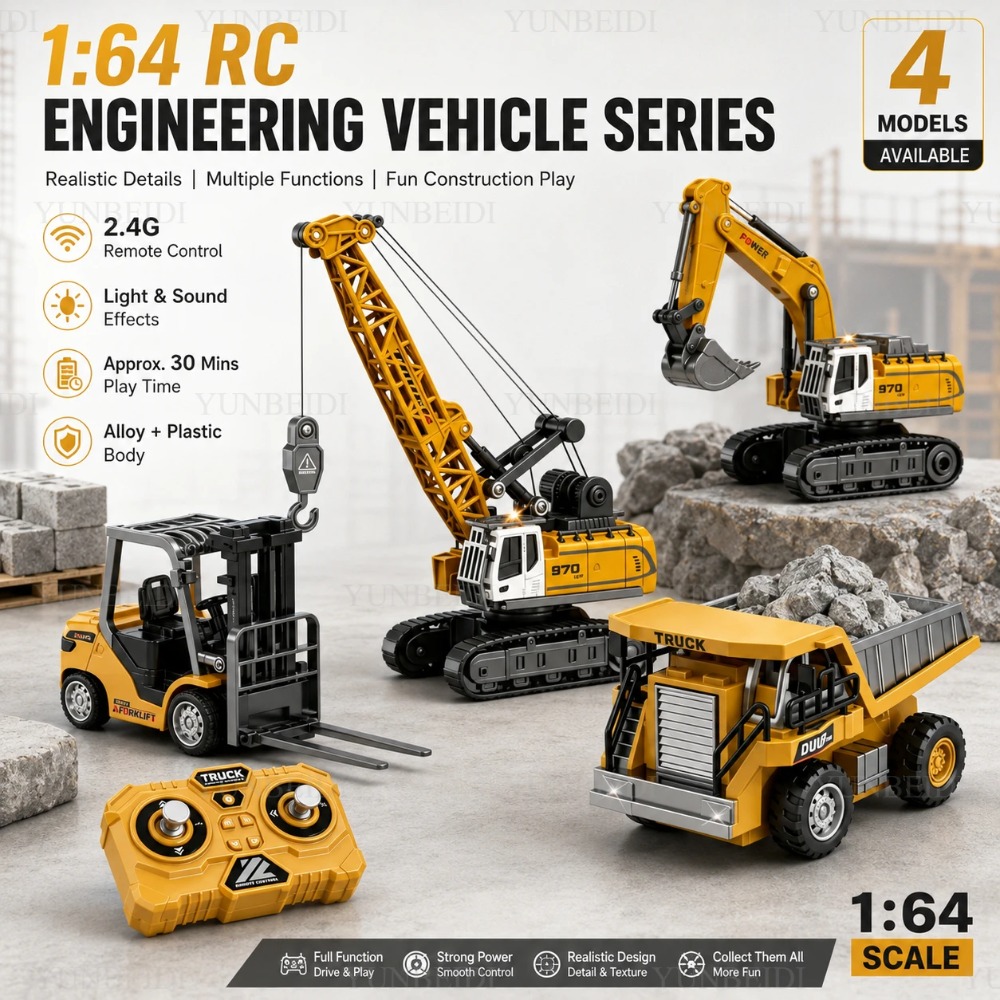 Remote Control Mini Alloy Car  - Engine Hoist Crane 评论和价格